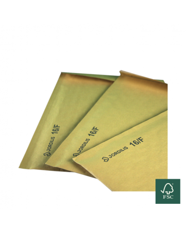 Enveloppe écologique en kraft et papier gaufré