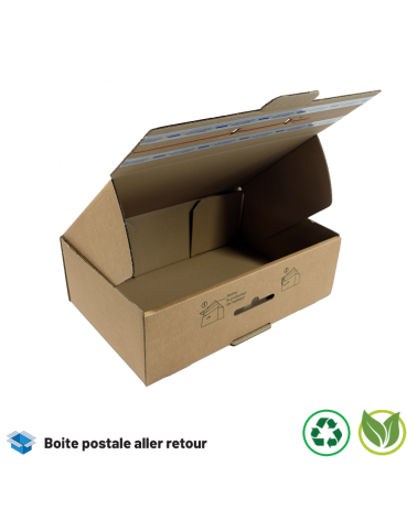 Boite postale aller retour. Distripackaging