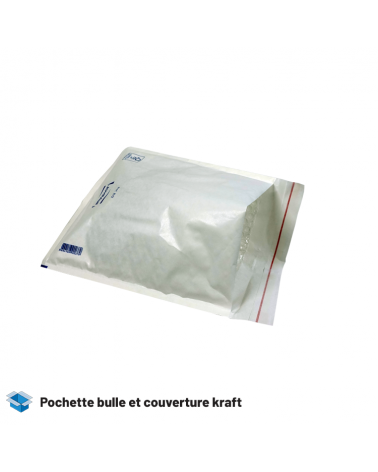 Enveloppe bulles et couverture kraft