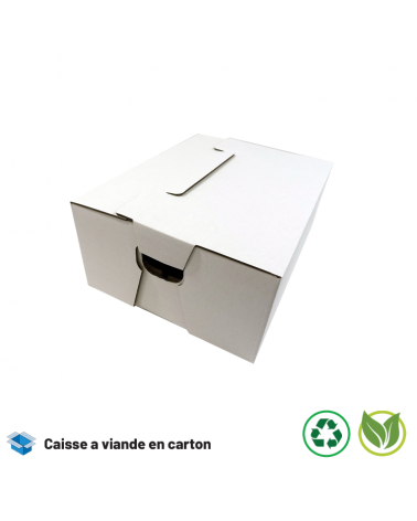 caisse viande en carton pour le transport