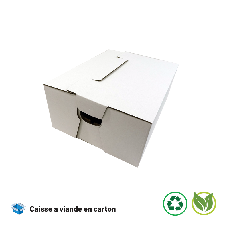 caisse viande en carton pour le transport