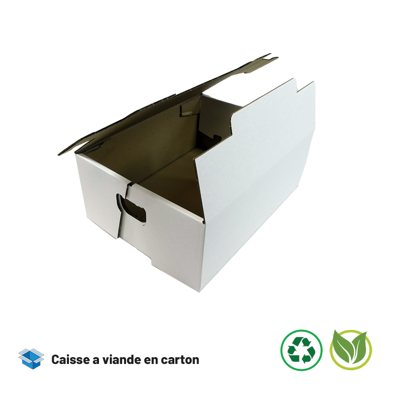 Caisse a viande en carton