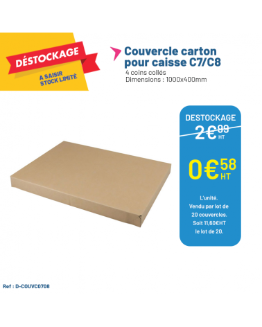 Couvercle pour caisse C7/C8