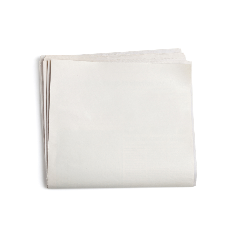 Papier blanc type journal pour calage
