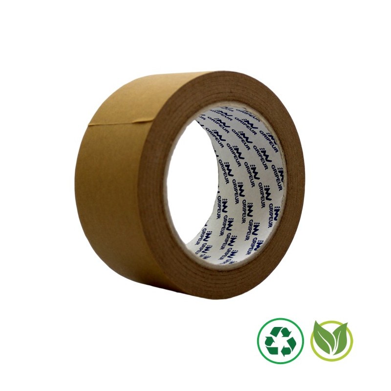 Ruban adhésif kraft écologique – rouleau de papier recyclable pour fermeture de colis