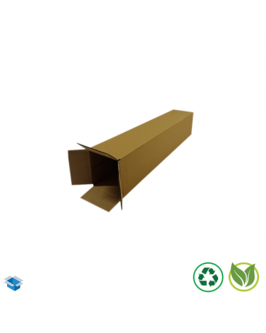 Tube rectangulaire - pour envois postaux et messageries.