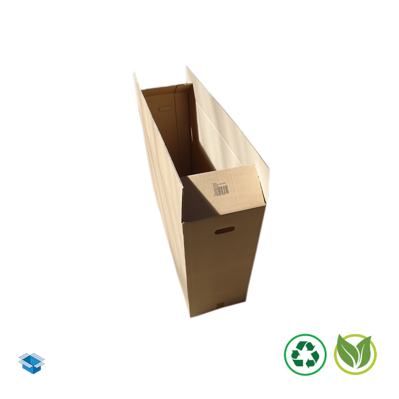 Caisse carton double cannelure pour écran plat