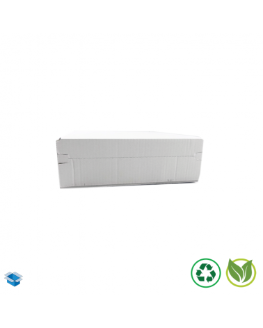 Boîte postales blanches et bande adhésive