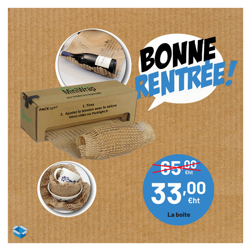 Des prix fous ! Calage wrap en boite distributrice !