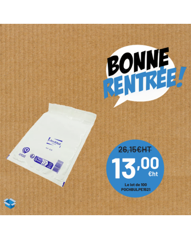 pochette bulles couverture PEHD
