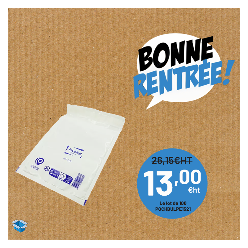 pochette bulles couverture PEHD