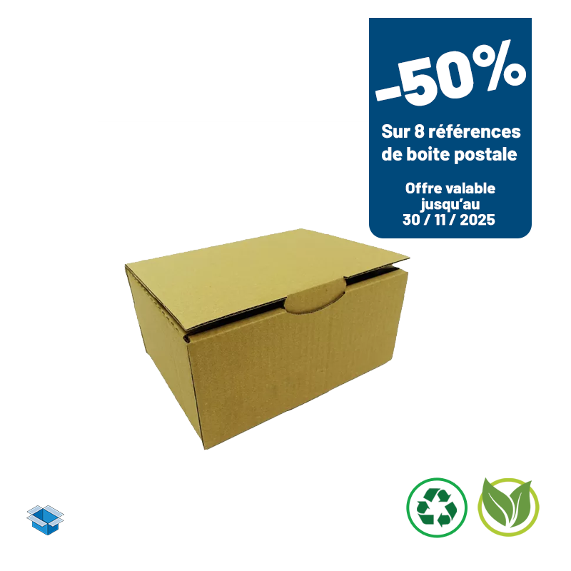 Boite postale carton brun Boite postale carton brun