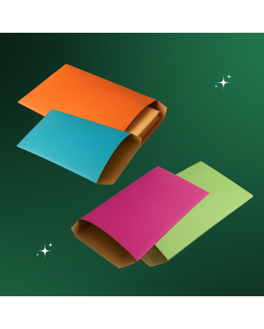 Des pochettes cadeau de couleurs pour un emballage rapide et efficace de vos cadeaux