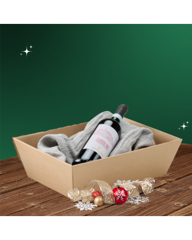 Panier en carton pour une présentation stylée de vos colis