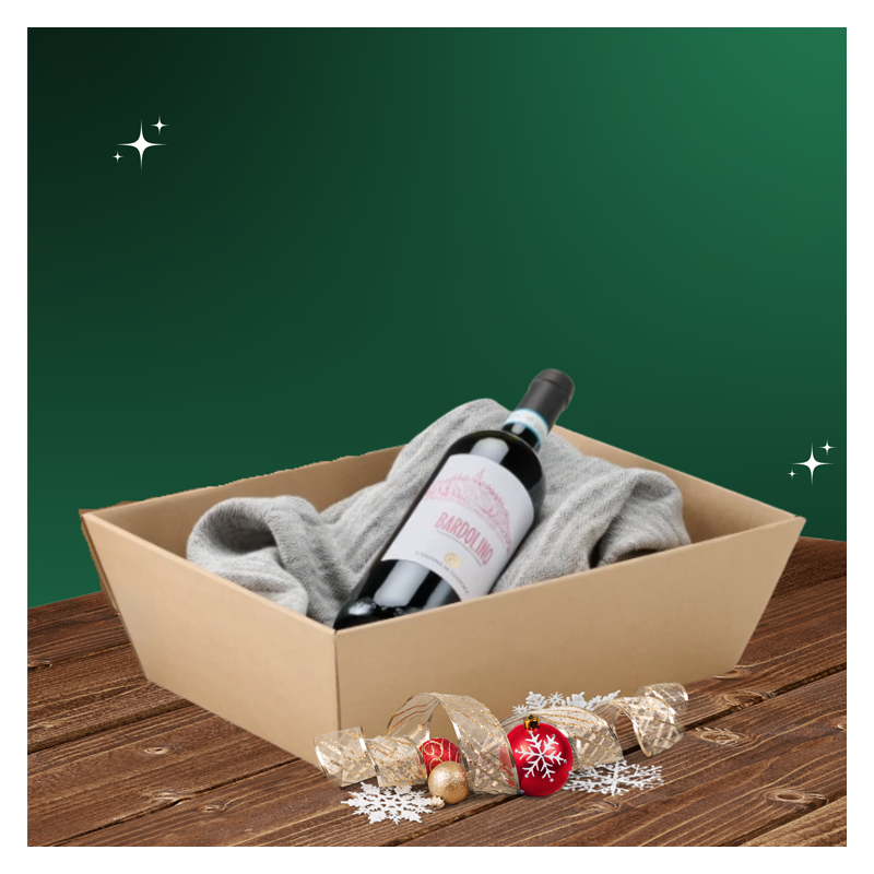 Panier en carton pour une présentation stylée de vos colis