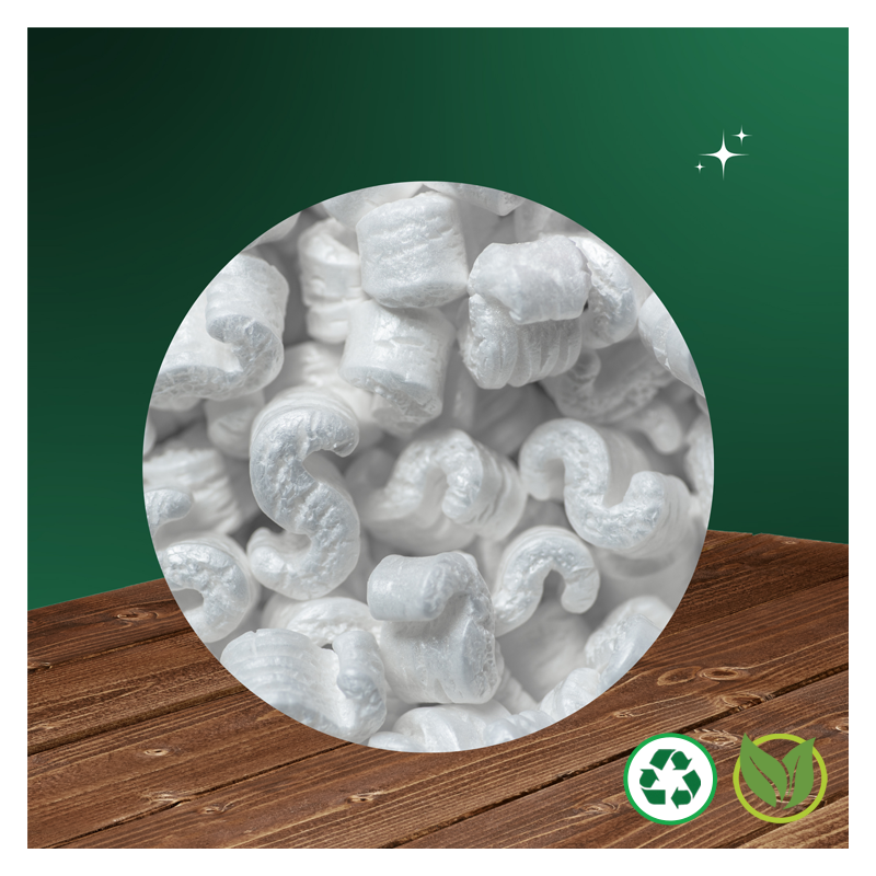 Chips de calage biodégradables