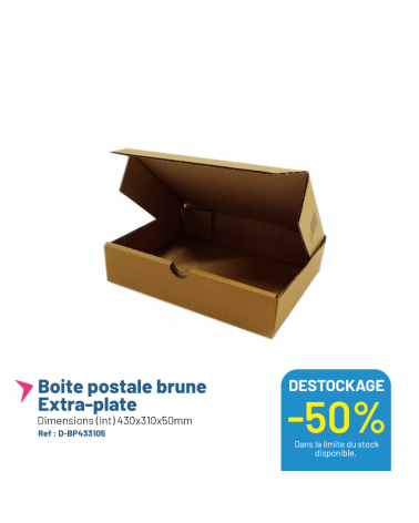 Boite postale extra plate
