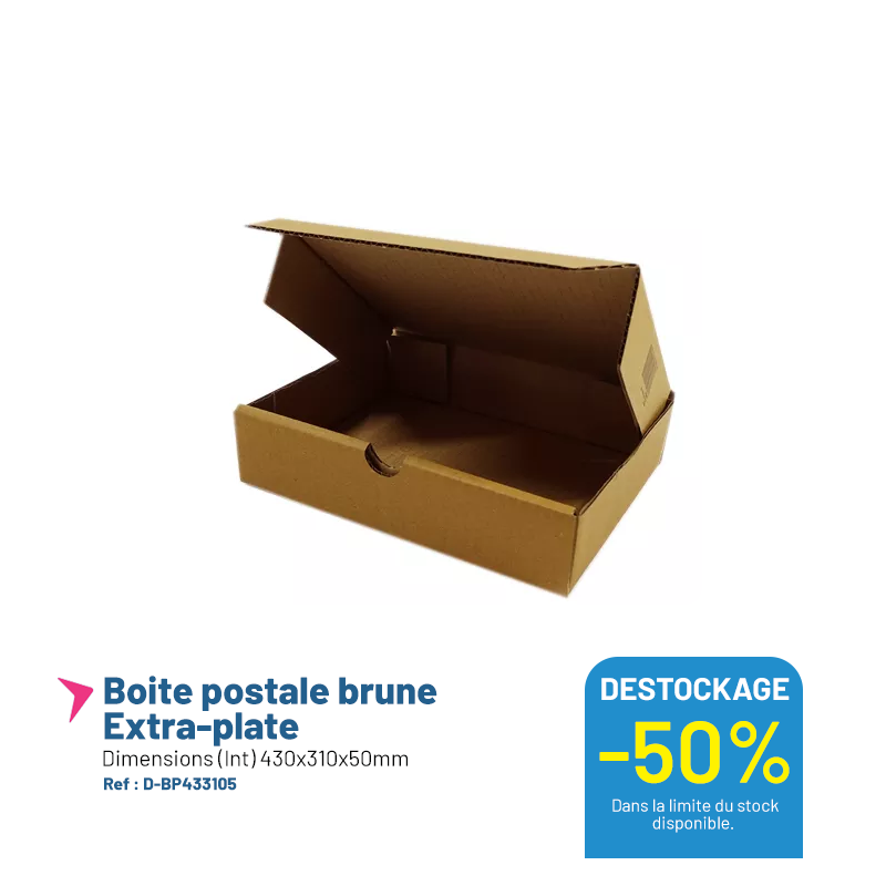 Boite postale extra plate