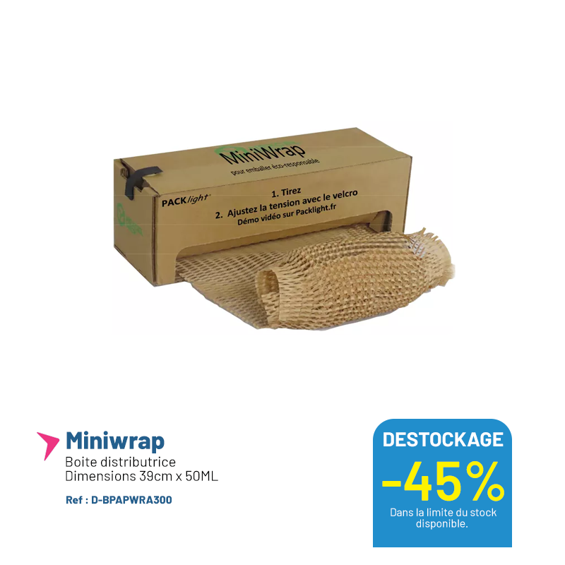 Miniwrap - Boite distributrice de papier wrap - Lot de 1