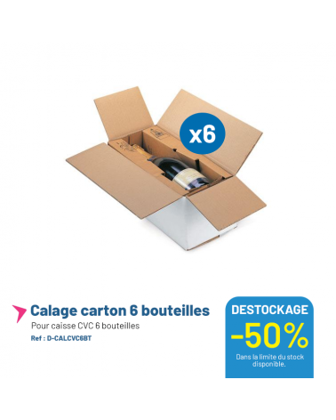 Calage 6 bouteilles