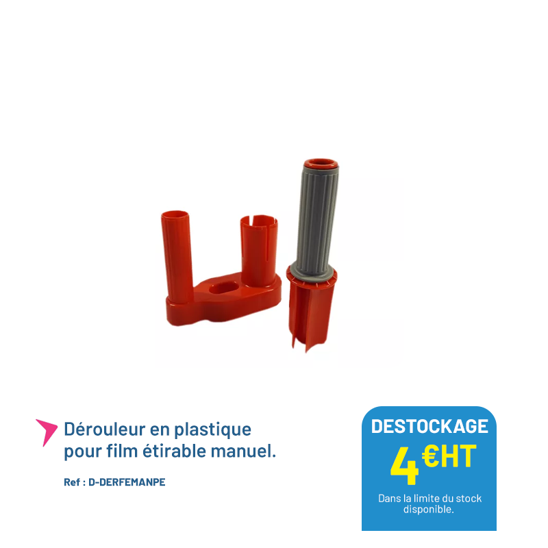 Dérouleur en plastique pour film étirable