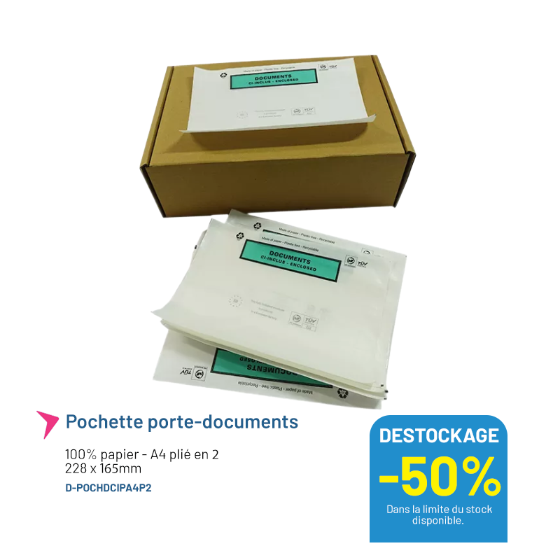 Porte-documents 100% papier