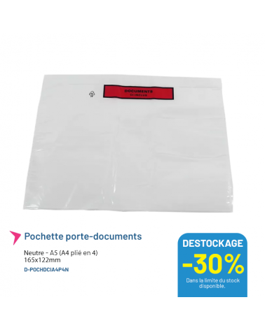Pochette porte-documents neutre