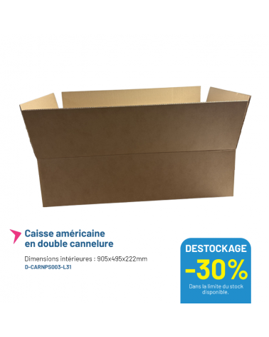 Caisse carton longue