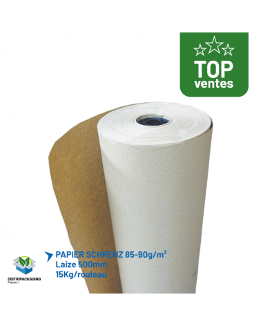 Papier Schrenz 500 mm 15 kg 85/90 g/m² Calage et protection