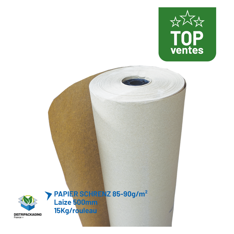 Papier Schrenz 500 mm 15 kg 85/90 g/m² Calage et protection