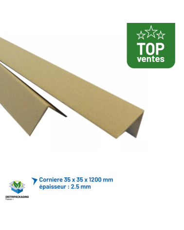 Cornière 35 x 35 x 1200 mm - ép. 2.5 mm - Lot de 50