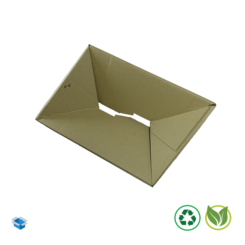 Emballage carton automatique à fond autobloquant