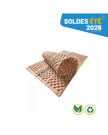 Papier bulles kraft en feuilles 380x580 mm