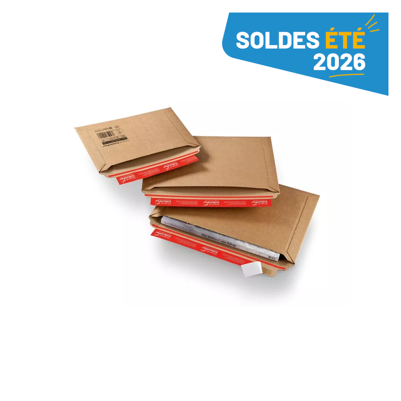 Pochette carton bande adhésive