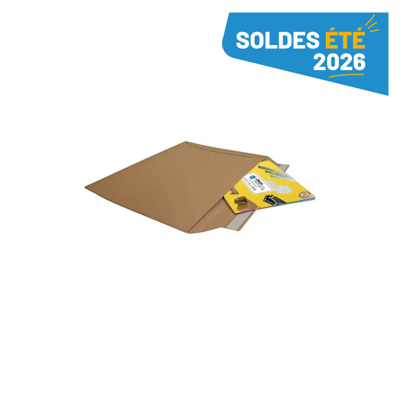 Pochette carton fermeture adhésive