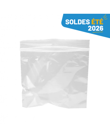 Sachet zip transparent 50 microns