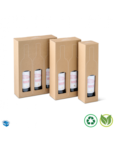 Coffret bouteilles en carton renforcé pour vin