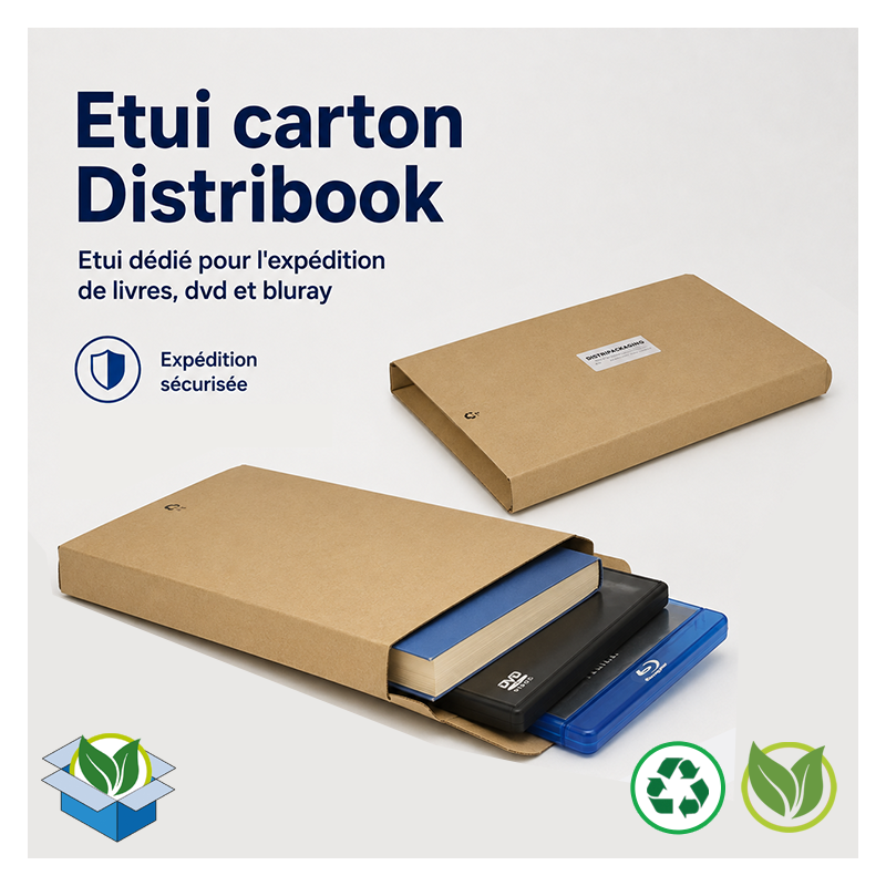Etui carton dvd et bluray - ecommerce