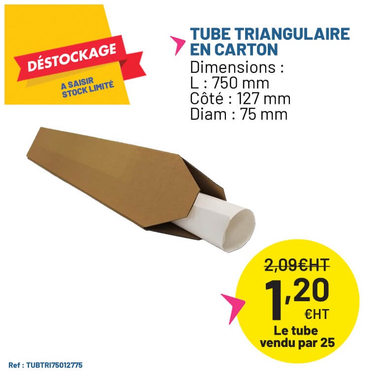 Tube en carton pour vos envois postaux