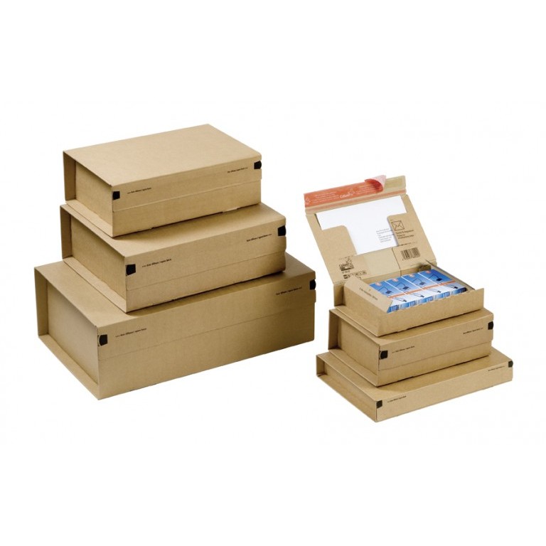 Boite postale en carton avec fermeture adhésive - Distripackaging