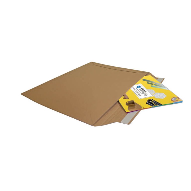 Pochette carton fermeture adhésive - Distripackaging