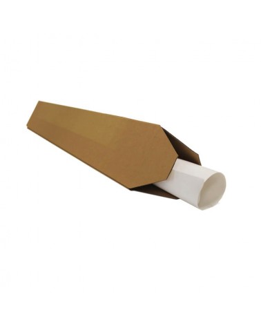 Distripackaging - Tube triangulaire en carton pour envois postaux