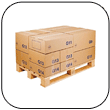 Caisse carton palettisable