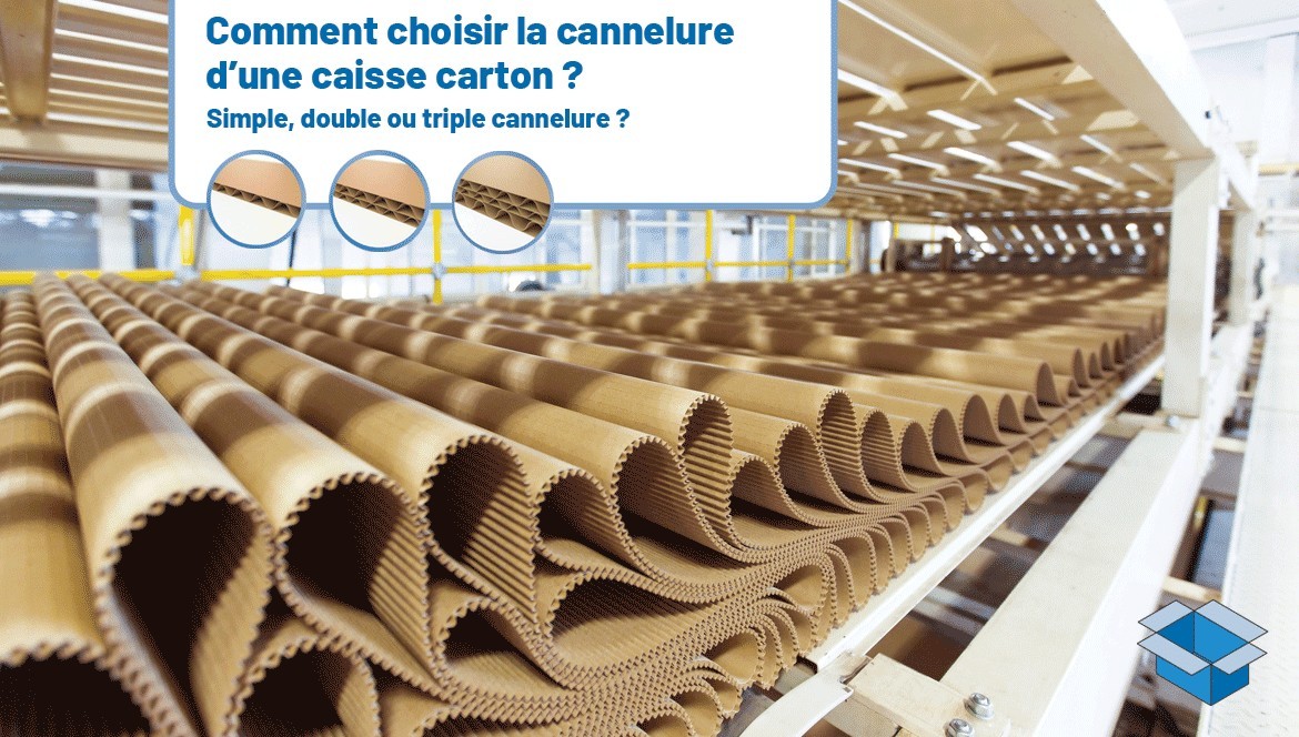 Comment choisir la cannelure d’une caisse carton ?