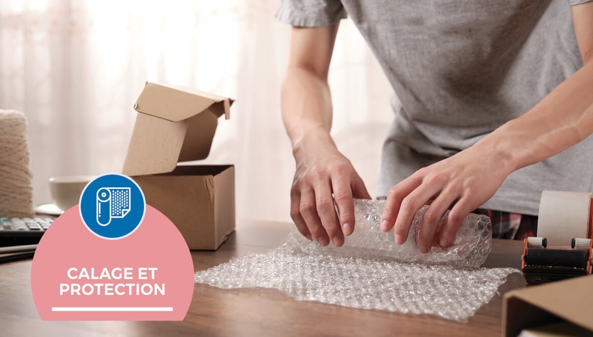 Calage et protection : Une étape importante avant l'expédition.