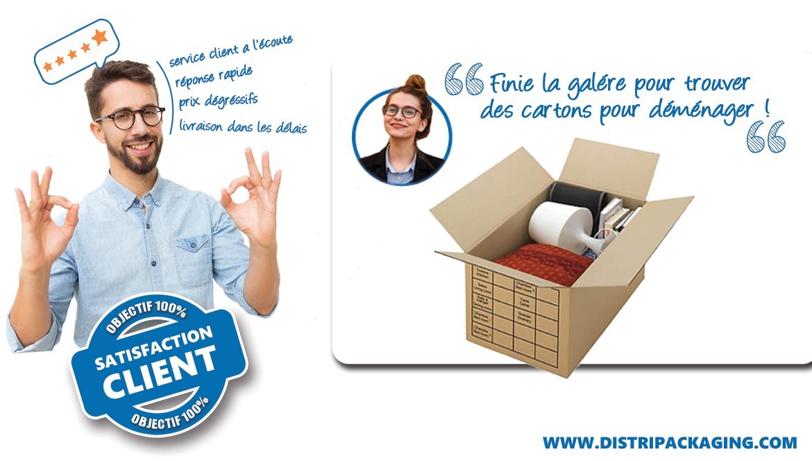 Vous déménagez ? Besoin de carton pour votre déménagement ?